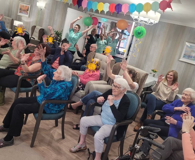 Lydney care home residents celebrate first anniversary in style 