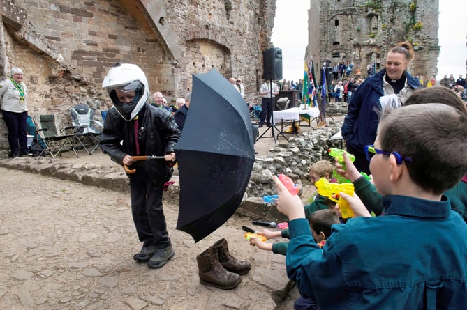 Gethin shows how scouts can 'armour' themselves against life's problems