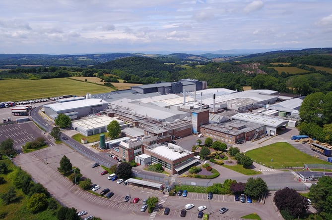 A worker has died in an incident at the Suntory Beverage & Food GB&I factory in Coleford.