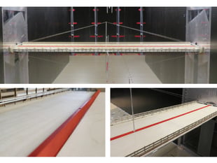 M4 safety barrier upgrade put through paces in wind tunnel