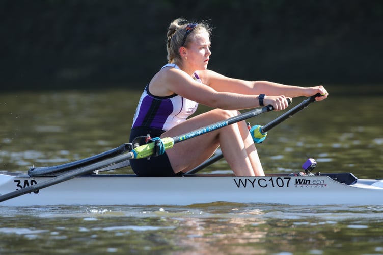 Violet Holbrow-Brooksbank took bronze at the Munich Junior International Regatta