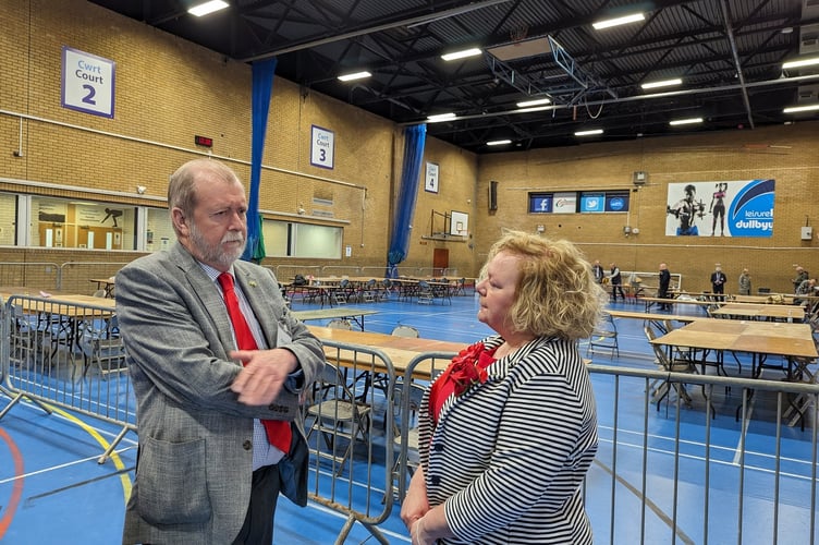 
Jane Mudd and Jeff Cuthbert. 


