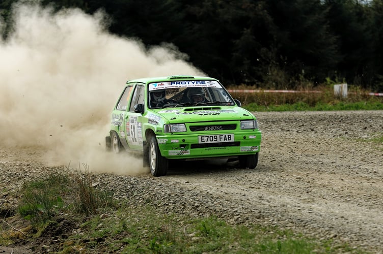 Nigel and Karen Jenkins rev up in the Dixies Challenge