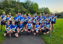 Runners in Severn-th heaven in bridge race
