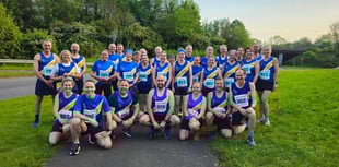Runners in Severn-th heaven in bridge race
