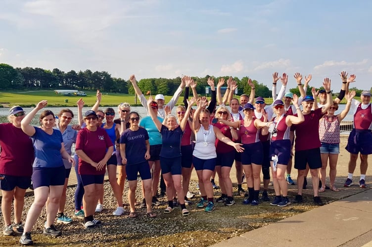 Monmouth Rowing Club at Nottingham Masters Regatta