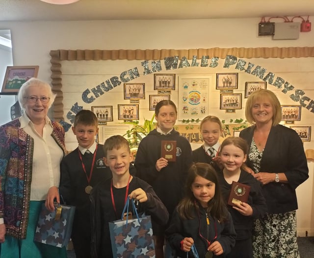  Usk Panto Players sponsor Saron Publishers story writing competition