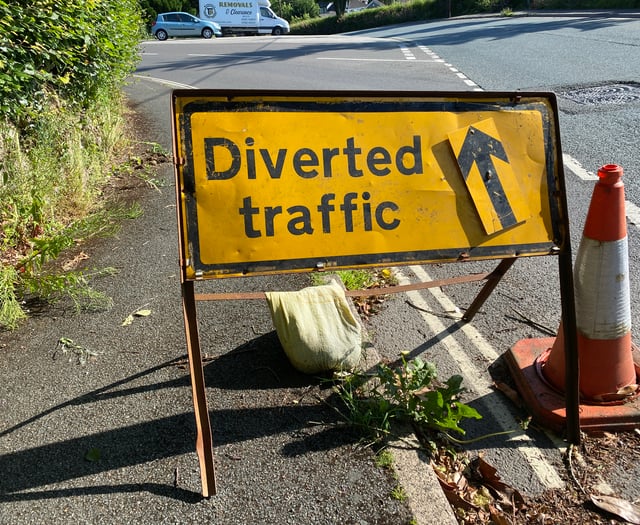 Road and footpath closures planned for this month
