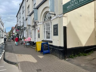 Man in hospital after assault in town