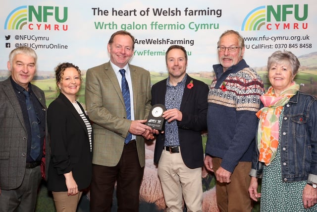 Talybont on Usk family wins NFU Cymru/Wynnstay agriculture Award 