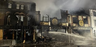 Abergavenny awakes to scenes of devastation after Frogmore Street fire