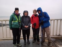 Ramblers join Tracey for leg of fundraising walk