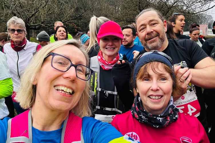 Julie Gee and Sian Fielding ran the Pontypool 10k home run