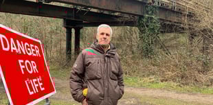 Bridge closure frustration on 50th Wye Valley Walk milestone