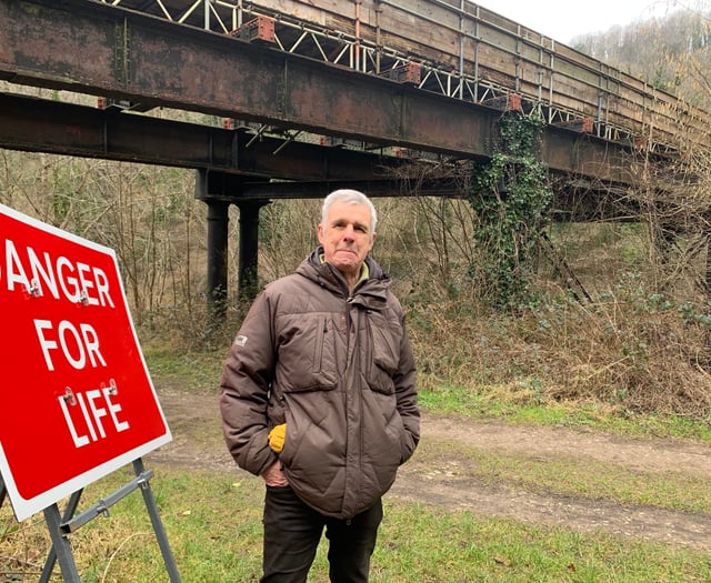 Bridge closure frustration on 50th Wye Valley Walk milestone