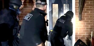 Three teens and man held in drug raids