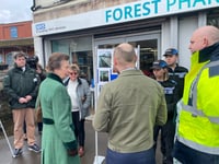 HRH The Princess Royal visits Lydney