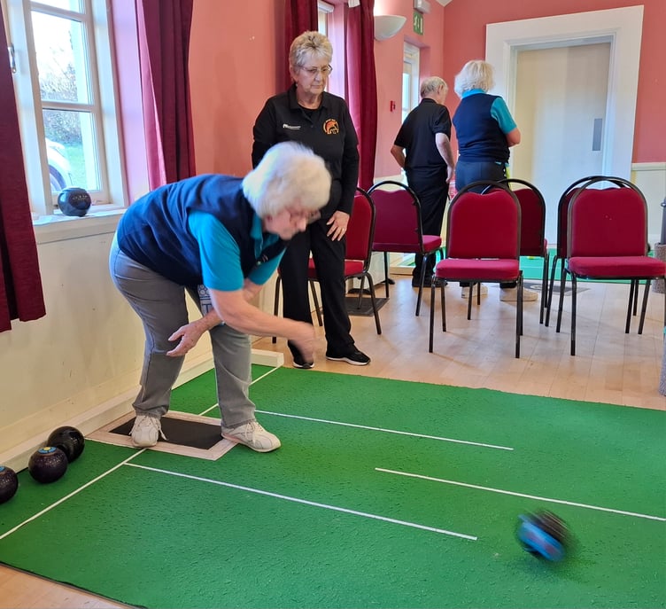 Margaret Pidoux in action for Dingestow against Caerwent