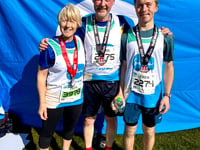Family stride out for charity ahead of Kymin Dash