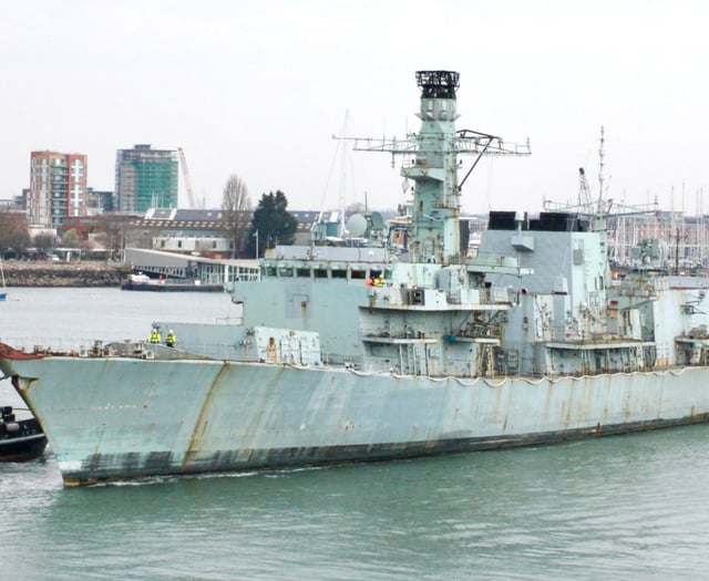 HMS Monmouth takes last voyage to Turkish breaker's yard