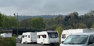 Numerous caravans have created restrictive access to bays in Monmouth 