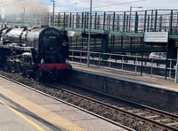 VIDEO: Steam locomotive 7000 Britannia at Severn Tunnel Junction