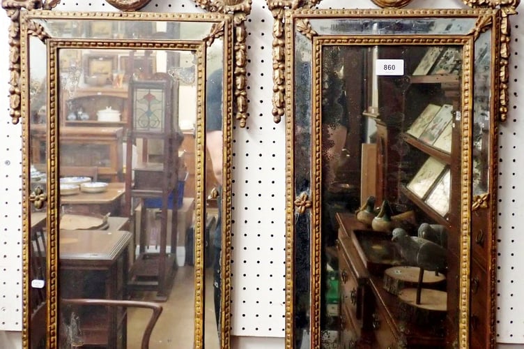 Pair of 18th Century Pier Mirrors 