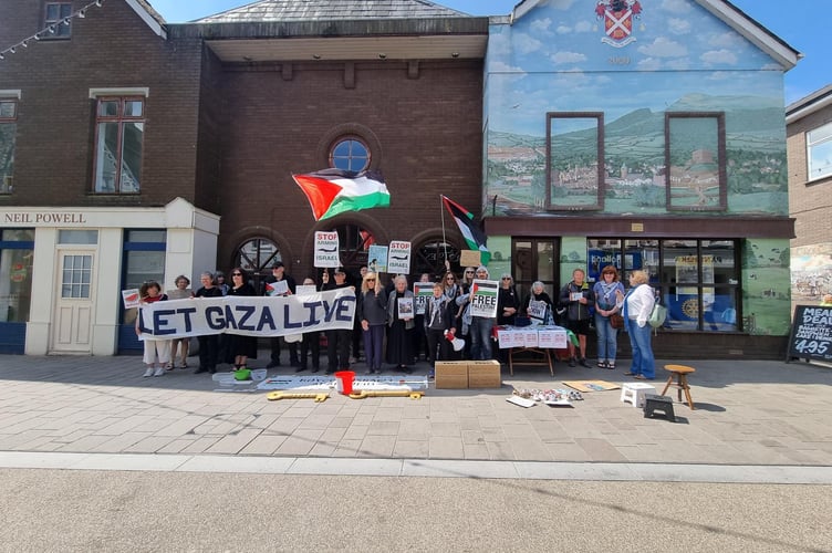 Palestine Solidarity Campaign protest