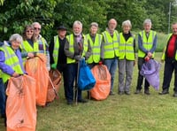 Chepstow volunteers praised for litter collection