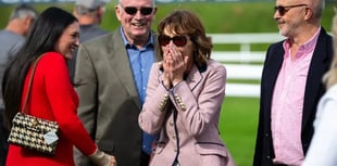 Racehorse owner Sue pays tribute to late husband with Chepstow race