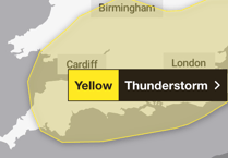Monmouthshire to expect thunderstorm tomorrow