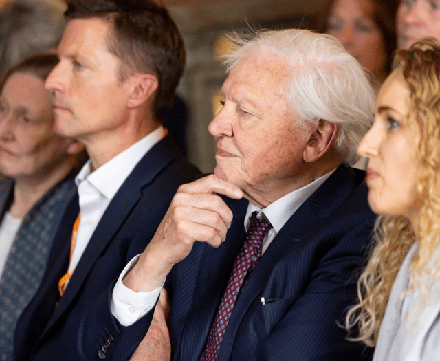 Fookes at Sir David's film screening