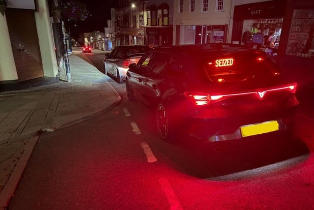 Gwent Police seize BMW in Chepstow for suspected driving offences