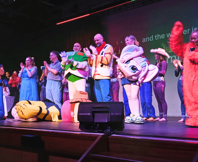 Annual staff masked singer at Haberdashers