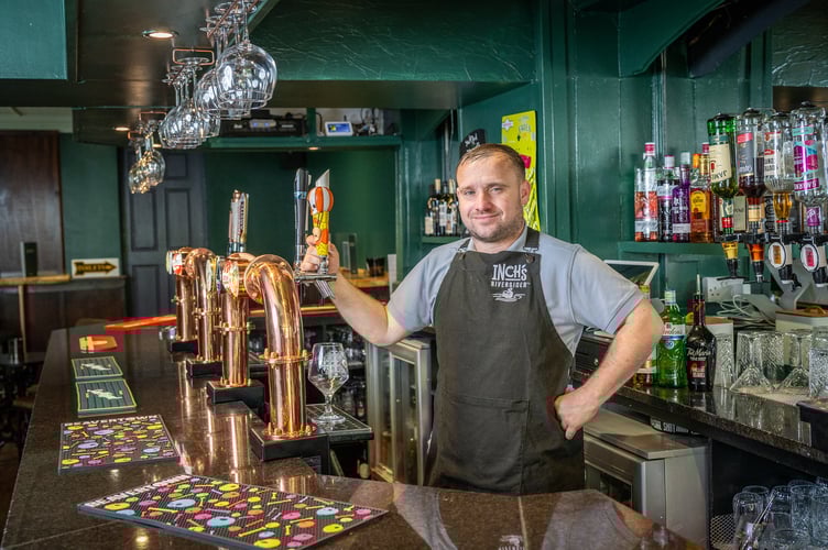 Head chef Richard Jenkins in the All About Burgers restaurant