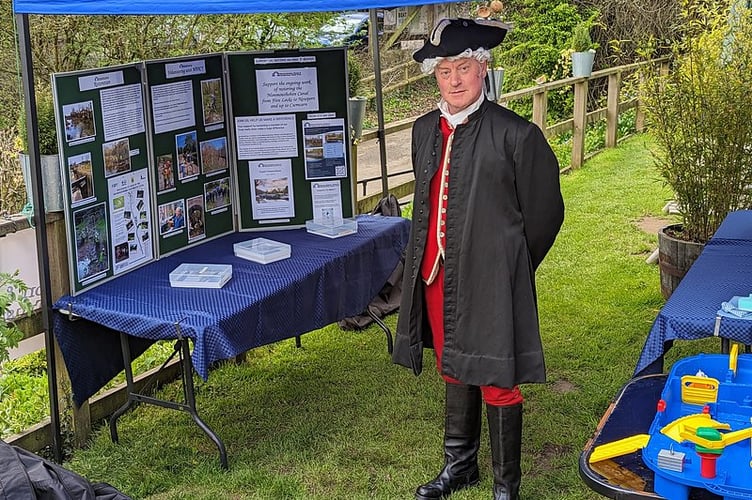 Thomas Dadford Jnr, the Mon & Brec canal engineer who has ‘returned from history’ to campaign for the canal’s future.