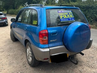 Gwent Police seize uninsured Toyota after chase