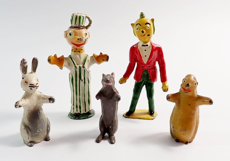 Set of Early Television Miniature Figures