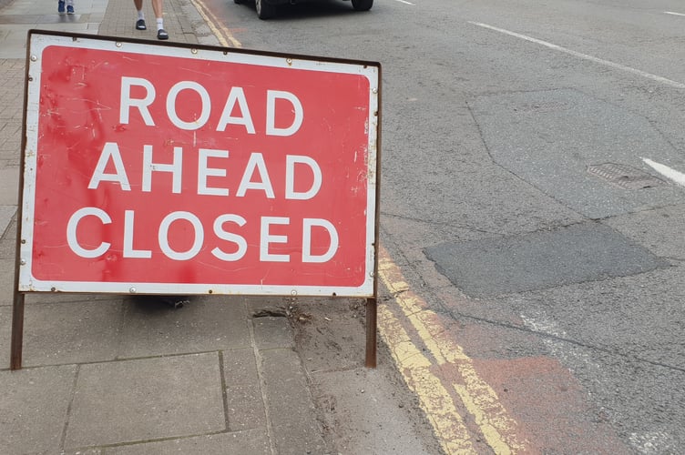 Roads to be closed for public works in West Somerset.