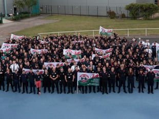 Monmouthshire fire cadets impress at Fire Cadet Games 2025