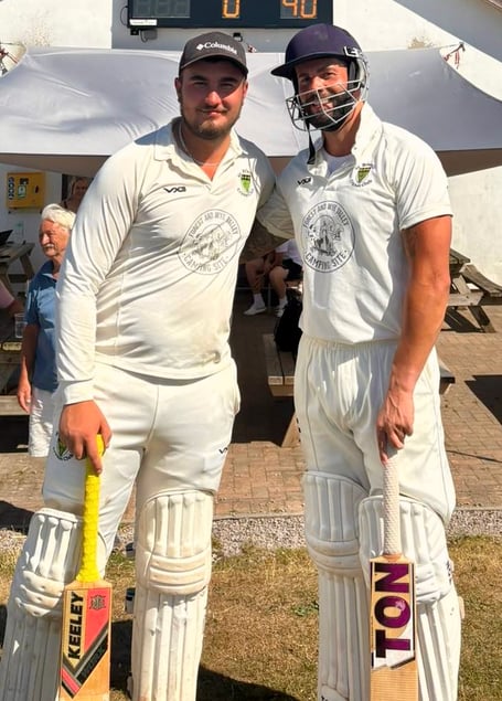 Tyrone Hoskins and Will Peters fired runs for St Briavels