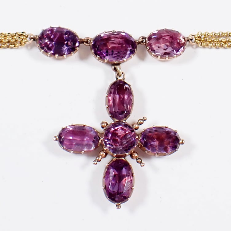 Victorian Amethyst Necklace