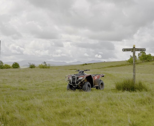 Quad and 4x4 Convoy on Epynt