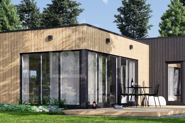 An image of the proposed Chepstow Tennis Club base