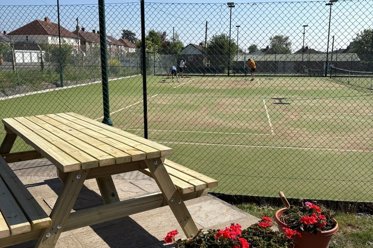 Chepstow Tennis Club is upgrading its facilities