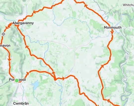 Chepstow road closures for cycling event