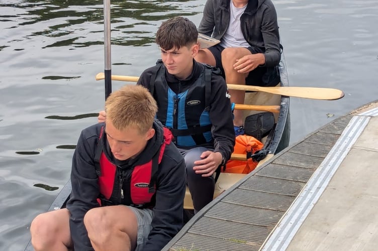 Canoeing down the River Wye for Cancer Research