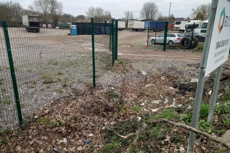 This site at an industrial estate will have to be to returned to a green field, a planning inspector has said. 
