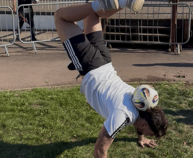 Freestyle star Jay Rosa wows at Chepstow