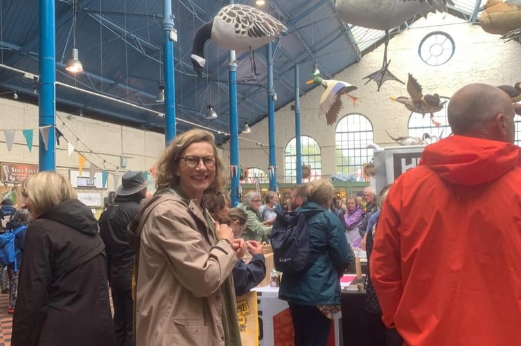 Catherine Fookes MP at Abergavenny Food Festival